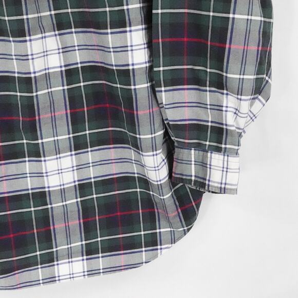 Ralph Lauren Shirt Men Extra Large Green Plaid Button Down Casual Classic Office - Picture 10 of 14